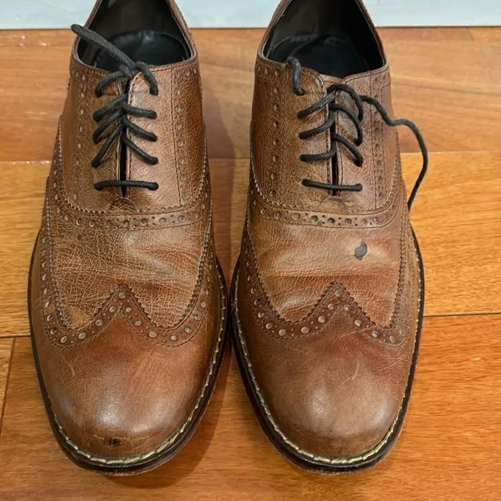 Cole Haan men's‎ brown leather Oxford size 8